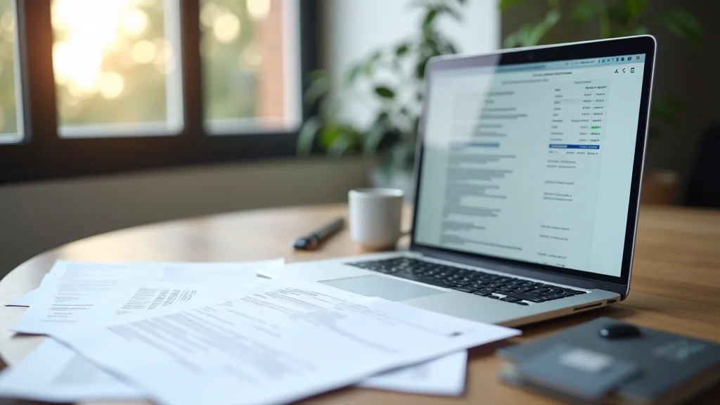 Documentos oficiales impresos extendidos sobre una mesa de trabajo